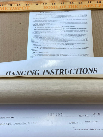 By yard Scalamandre Silk Walls Golden Wallpaper Silk on Paper Trimmed Plain Solid Texture MSRP USD 130/yard