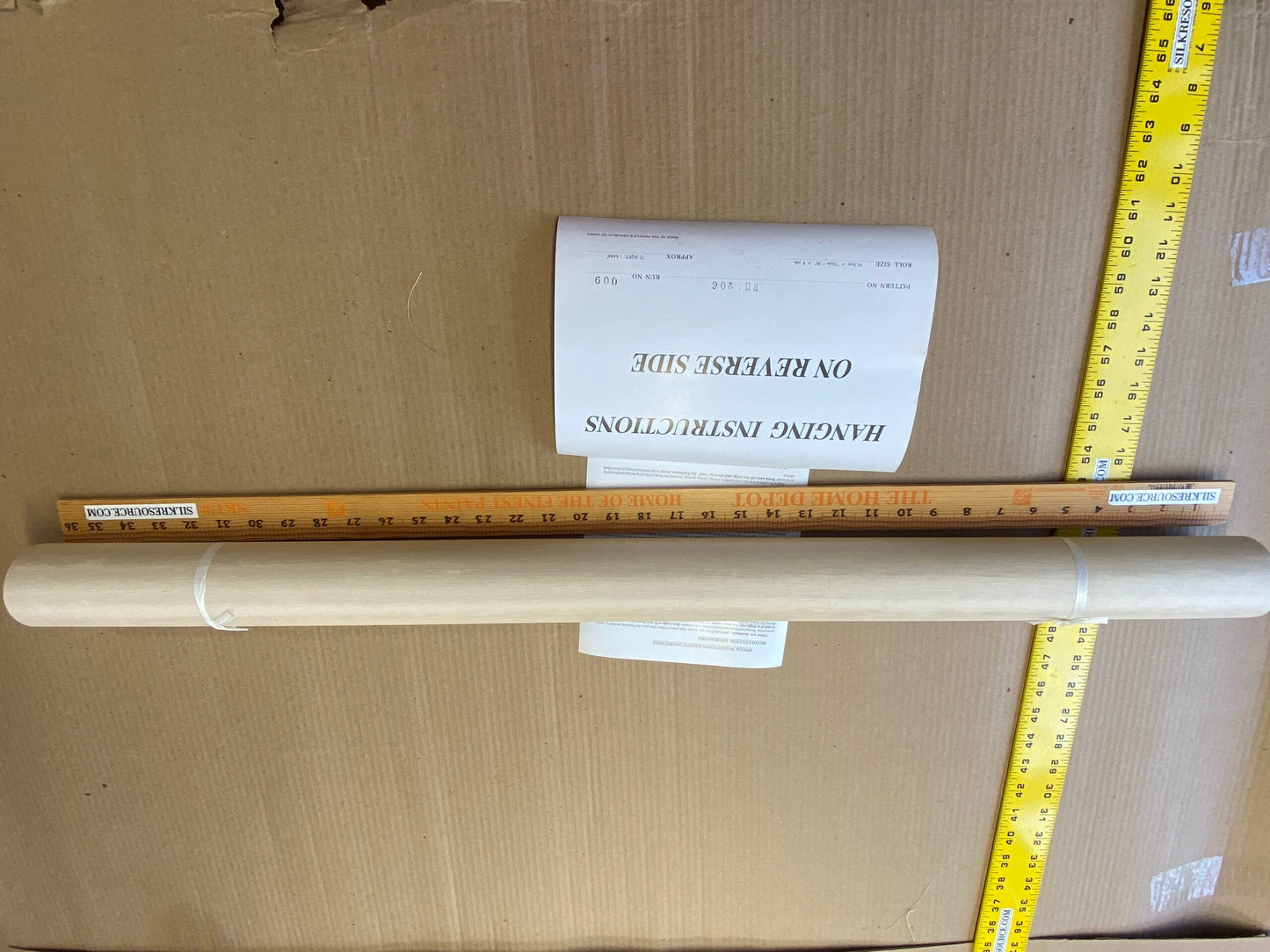 By yard Scalamandre Silk Walls Golden Wallpaper Silk on Paper Trimmed Plain Solid Texture MSRP USD 130/yard