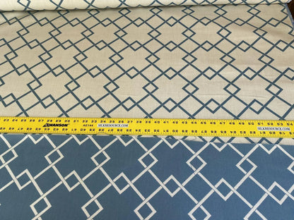 Scalamandre Hope Diamond Sky Blue White Outdoor Sunbrella MSRP USD 184/yard