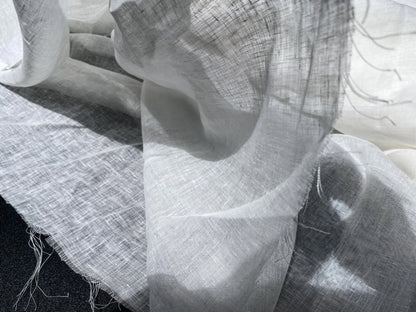 33 Berkbox57 Outdoor  Scalamandre EMELIE LINEN SHEER White Plain