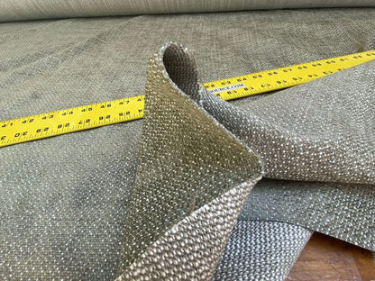 by yard Scalamandre San Miguel Texture Driftwood Chenille Heavy Grey Beige  Chenille MSRP USD 216/Y