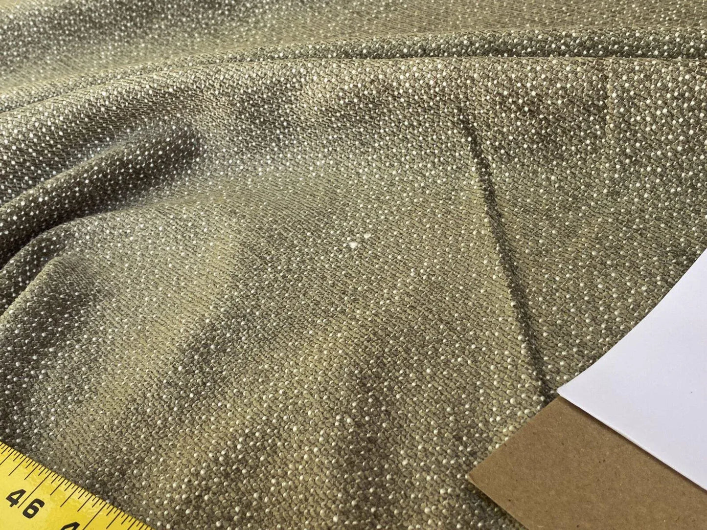 by yard Scalamandre San Miguel Texture Driftwood Chenille Heavy Grey Beige  Chenille MSRP USD 216/Y