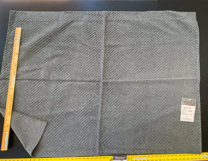 4 Berkbox64 Finished Drapery 1.2yard Scalamandre MEANDER VELVET Smoke Cut-Velvet  MSRP USD350/y