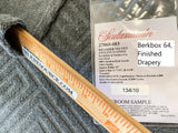 4 Berkbox64 Finished Drapery 1.2yard Scalamandre MEANDER VELVET Smoke Cut-Velvet  MSRP USD350/y