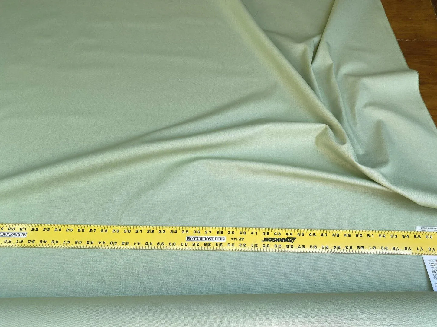 Scalamandre  Panarea Verde Opale Cotton Canvas Heavy Duty Green Light MSRP USD 58/Yard