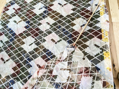 6 Berkbox64 Finished Drapery 2.5yard Scalamandre Printed "Sheer" Lace over Rose