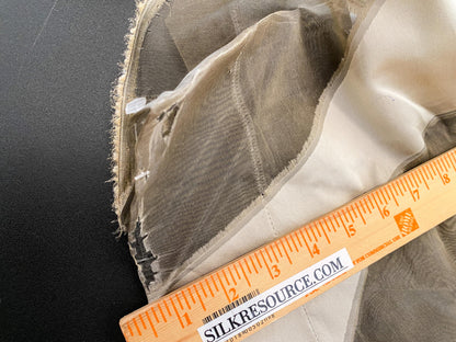 8 Berkbox64 Finished Drapery 2.4yard Scalamandre SOLERA SMOKE Dark Gray Sheer