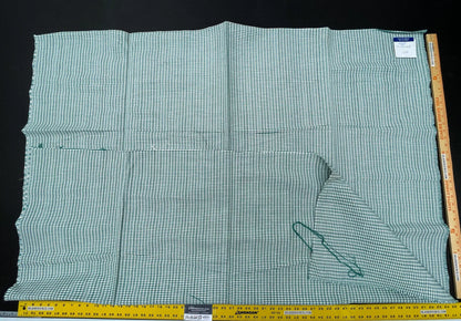 6 Berkbox58 1.5yard Scalamandre MAGPIE TEAL Jacquard Green Plaid Check MSRP USD214/y