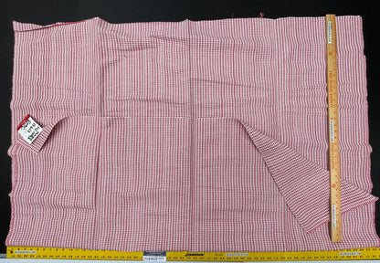 9 Berkbox58 1.5yard Scalamandre MAGPIE Raspberry  Jacquard Red Plaid Check MSRP USD214/y