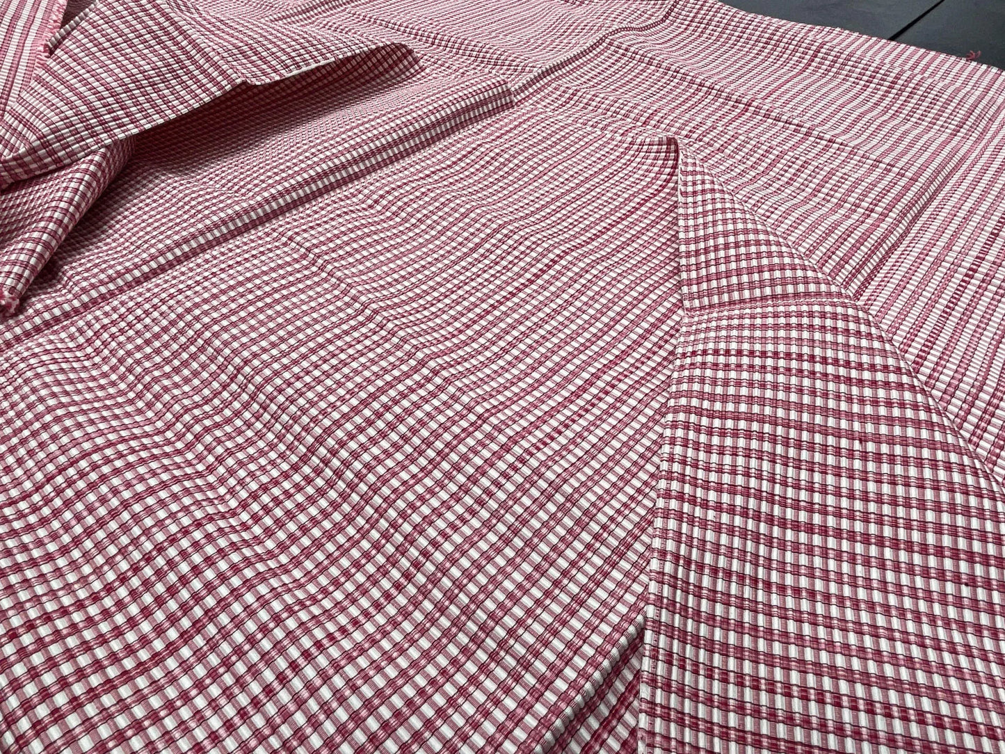 9 Berkbox58 1.5yard Scalamandre MAGPIE Raspberry  Jacquard Red Plaid Check MSRP USD214/y