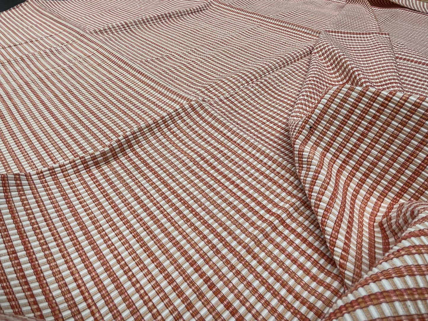 10 Berkbox58 1.5yard Scalamandre MAGPIE Clementine  Jacquard Orange Plaid Check MSRP USD214/y