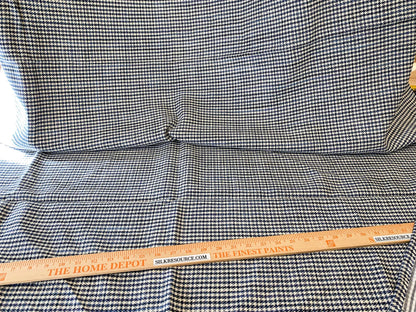 14 Berkbox64 Finished Drapery 2.4yard Scalamandre BANBURY STRIE CHECK Indigo MSRP USD264/y