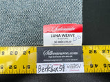 4 Berkbox59 27x27" Scalamandre Square LUNA WEAVE Bluestone Small Scale