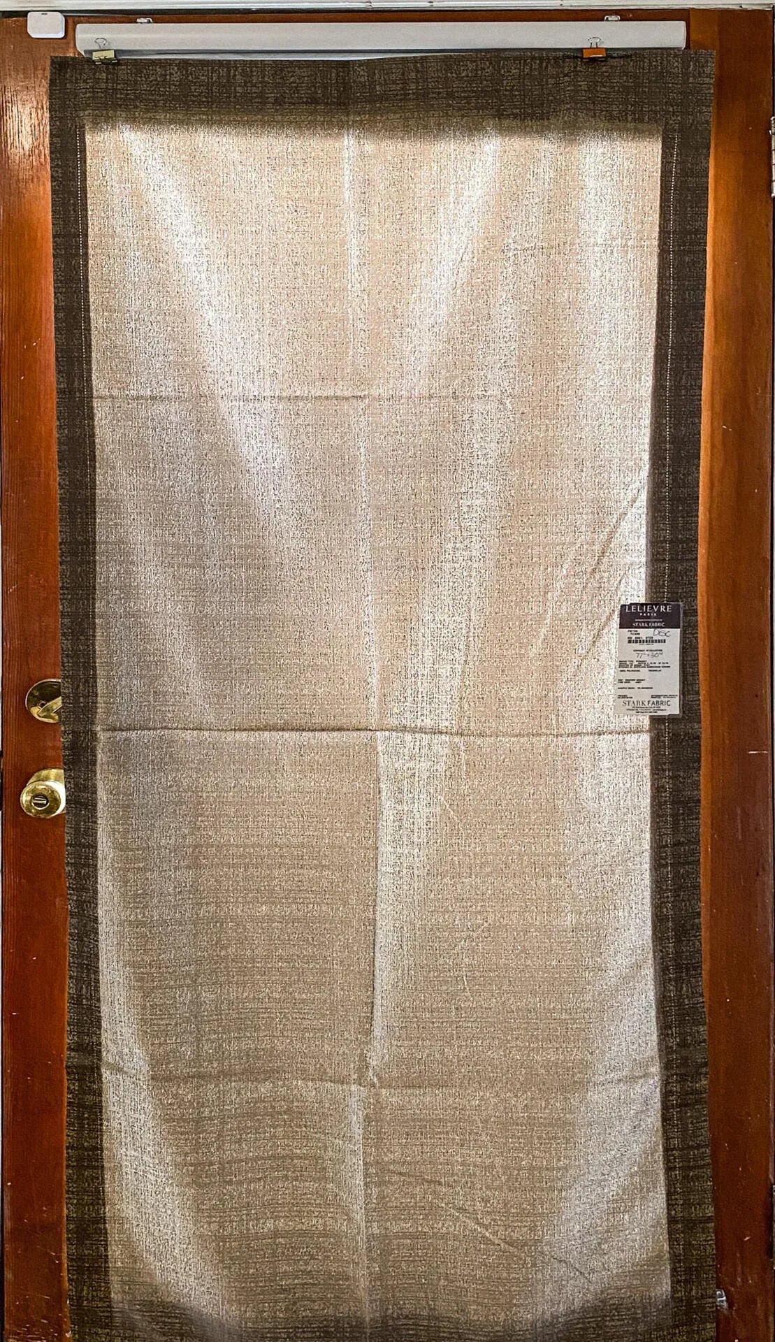 16 Berkbox64 Finished Drapery 2.4yard Scalamandre PIETRA TITANE Sheer Trevira CS MSRP USD656/y