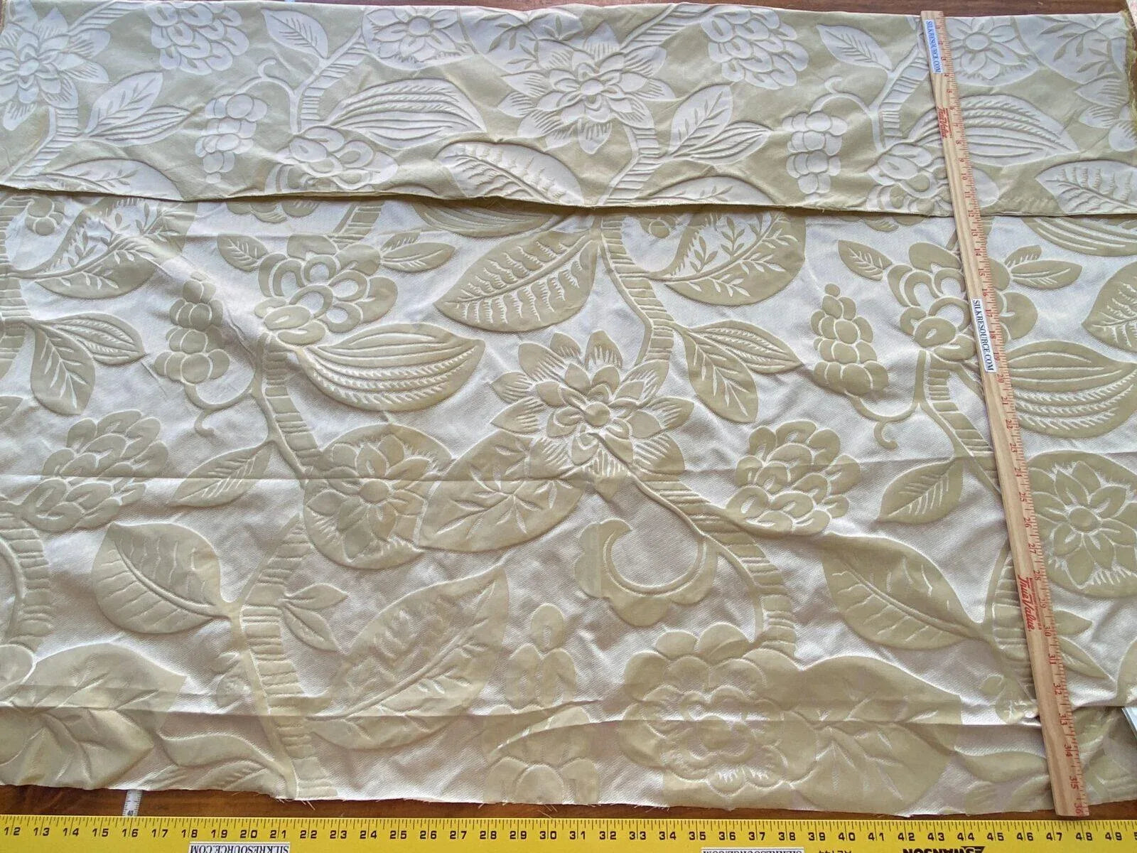 Scalamandre Carlsten Silk - Chartreuse/Gold