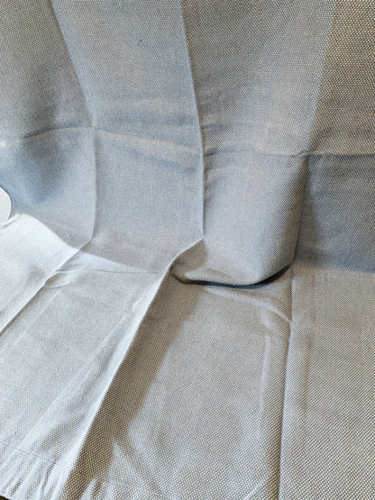 17 Berkbox64 Finished Drapery 2.4yard Scalamandre PRATO WEAVE SKY Blue Plains Texture MSRP USD206/y