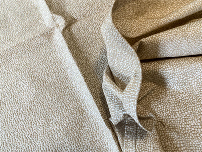 18 Berkbox64 Finished Drapery 2.5yard Scalamandre SHAGREEN Champagne Beige Animal Skin Small Scale MSRP USD250/y