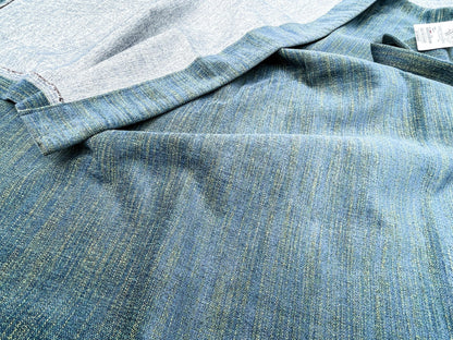 1 Berkbox60 2.4 yard Scalamandre TAMIL Ocean Strie Texture Green Blue  MSRP USD208/y