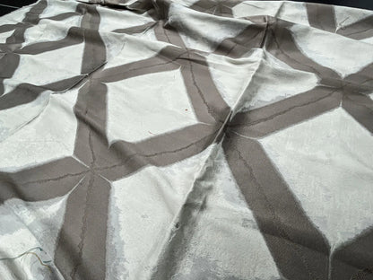 2 Berkbox60 1.2yard Scalamandre COSMIC RAY Starlight Diamond Brown Cream  MSRP USD204/y