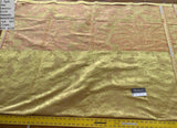 19 Boxy Scalamandre 1.5 Yards San Leucio Silk Damask Gold Pink MSRP USD 546/Y