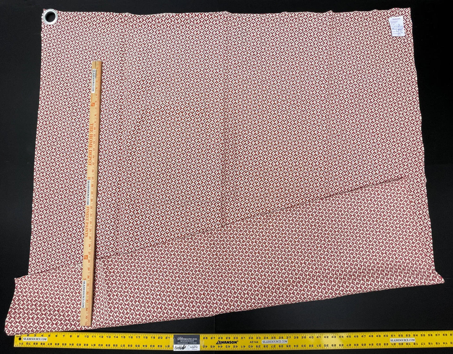 5 Berkbox60 1.5 yard Scalamandre KHIVA WEAVE Poppy Orange Geometric MSRP USD180/y