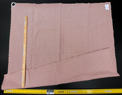 5 Berkbox60 1.5 yard Scalamandre KHIVA WEAVE Poppy Orange Geometric MSRP USD180/y