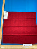15 Berkbox90 Square Jacquard by Old World Weavers Jet Set M1 Bloody Mary Red Solid Polyester MSRP USD300+/y