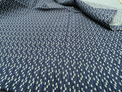 6 Berkbox60 2.4 yard Scalamandre NORITA Ocean Deep Navy Blue Dots MSRP USD144/y