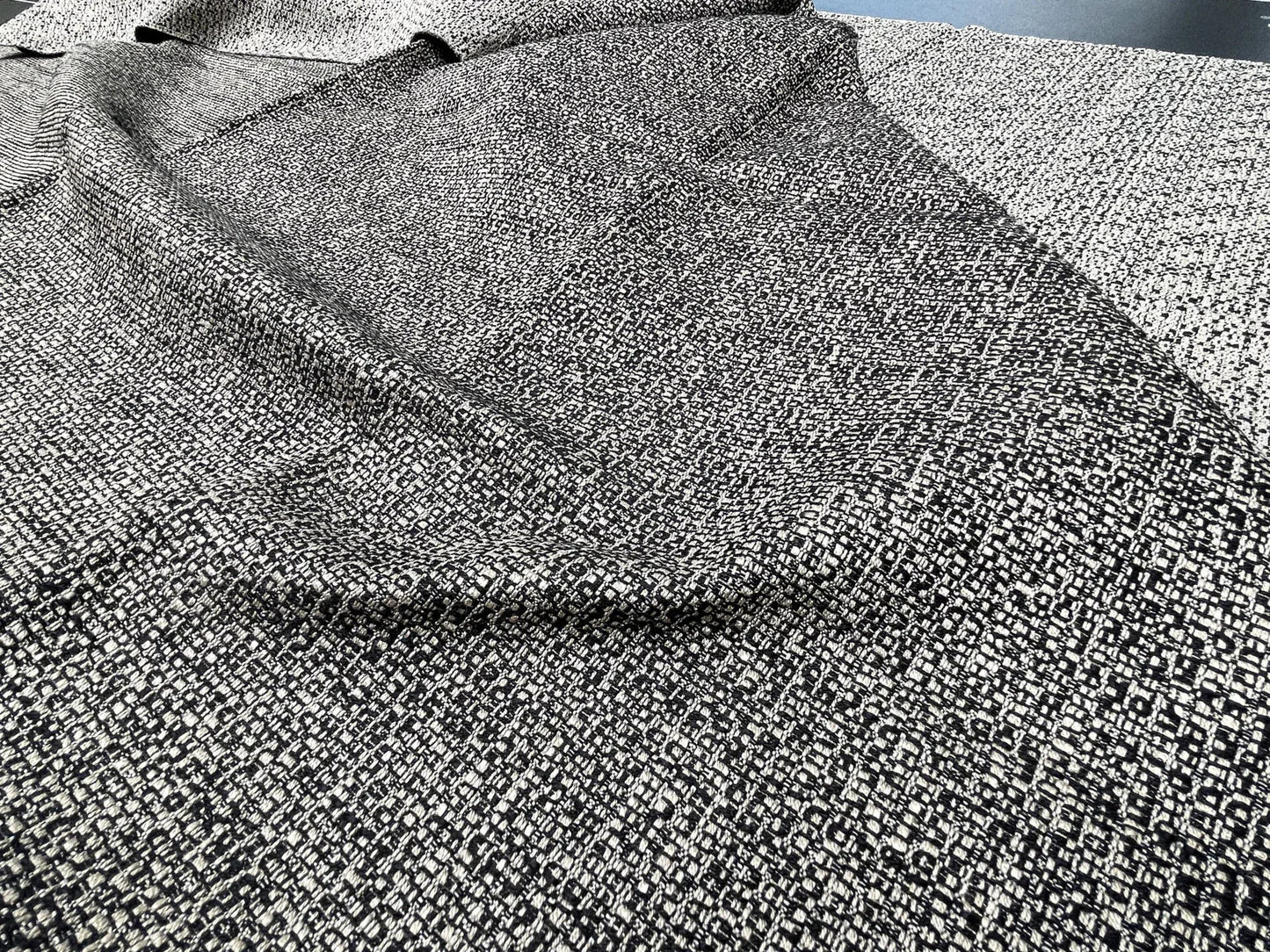 9 Berkbox60 2yard  Scalamandre FLINT BLACK Taupe Plain Solid MSRP USD190/y