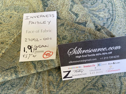 8 Boxz Scalamandre 1.5 Yards Inverness Paisley