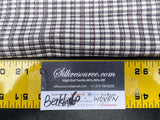 11 Berkbox60 1.6yard Scalamandre MAGPIE Graphite Plaid Check Black MSRP USD214/y