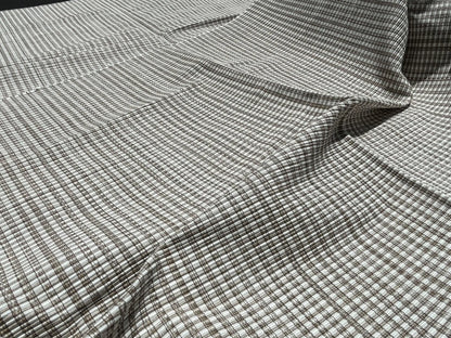 13 Berkbox60 1.5yard Scalamandre Magpie Twig Plaid Check Beige  MSRP USD204/y