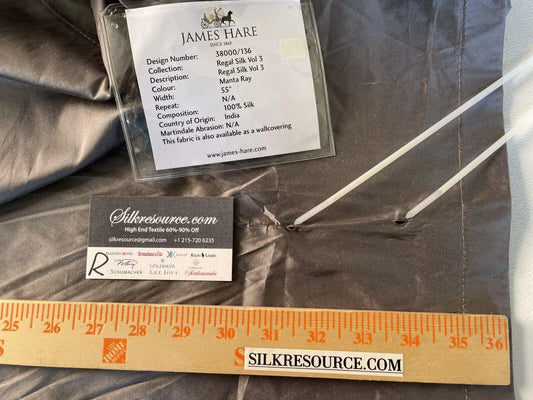 8 Boxr Scalamandre 2.4yds James Hare Regal Silk Manta Ray 100% Silk