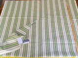 9 Boxx Scalamandre 1.2 Yard Andover Cotton Stripe Green Tea