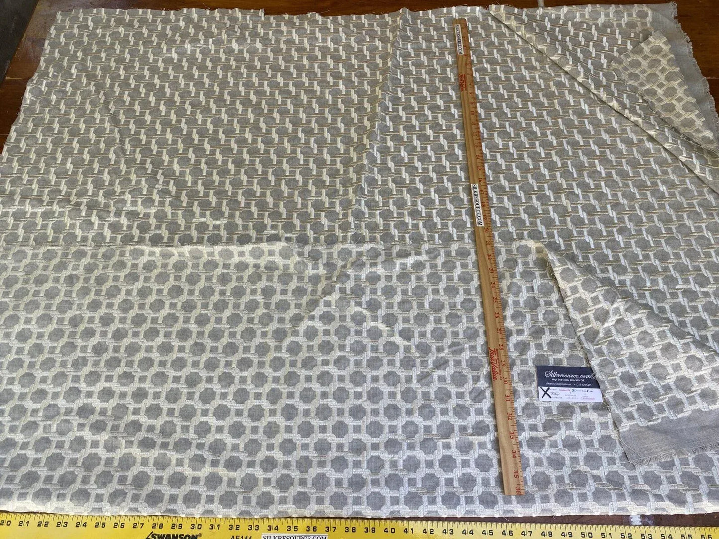 11 Boxx Scalamandre 1.4 Yards Gray Squares