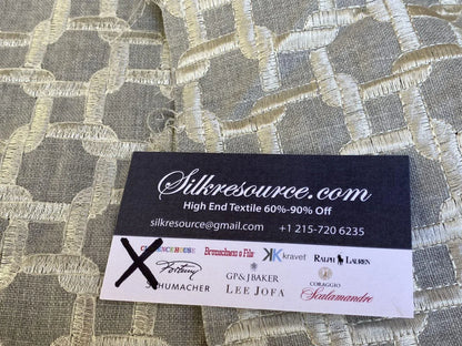 11 Boxx Scalamandre 1.4 Yards Gray Squares