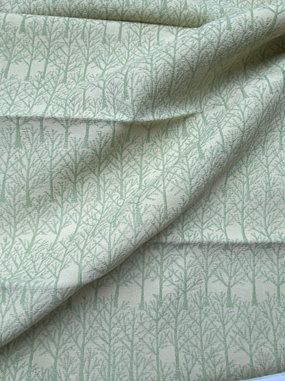 28 Berkbox90 Square Jacquard by Grey Watkins On a Limb Green Botanical Foliage MSRP USD158/y