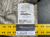 2 Berkbox61 27"x2 yard Scalamandre HARWICH PORT Dune Jacquard/Woven Paisley MSRP USD194/y