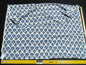 5 Berkbox61 1.4 yard Scalamandre AMARA IKAT WEAVE Blue White MSRP USD 150/y