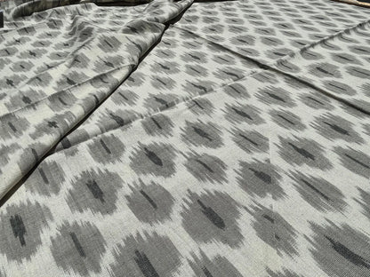 6 Berkbox61 1.4 yard Scalamandre AMARA IKAT WEAVE Stone Beige MSRP USD 150/y