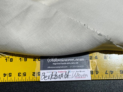 7 Berkbox61 1.8 yards Scalamandre White Cotton with Plain design