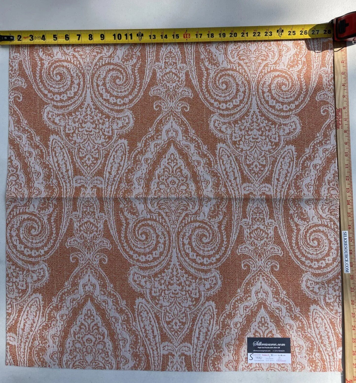 2 Boxs Scalamandre Square Coordinating Outdoors Groups Orange