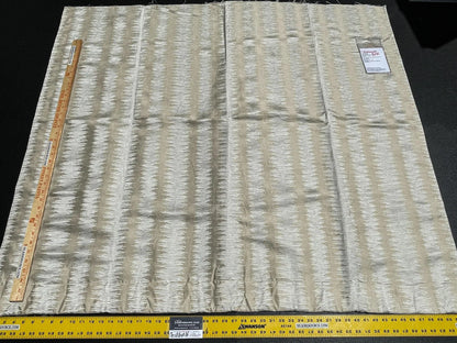 10 Berkbox61 1.2 yard Scalamandre KONYA IKAT STRIPE Jacquard Beige MSRP USD198/y