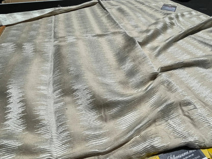 10 Berkbox61 1.2 yard Scalamandre KONYA IKAT STRIPE Jacquard Beige MSRP USD198/y