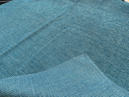 14 Berkbox61 27"x27" yard Scalamandre Square THOMPSON CHENILLE PEACOCK Jacquard Blue MSRP USD222/y