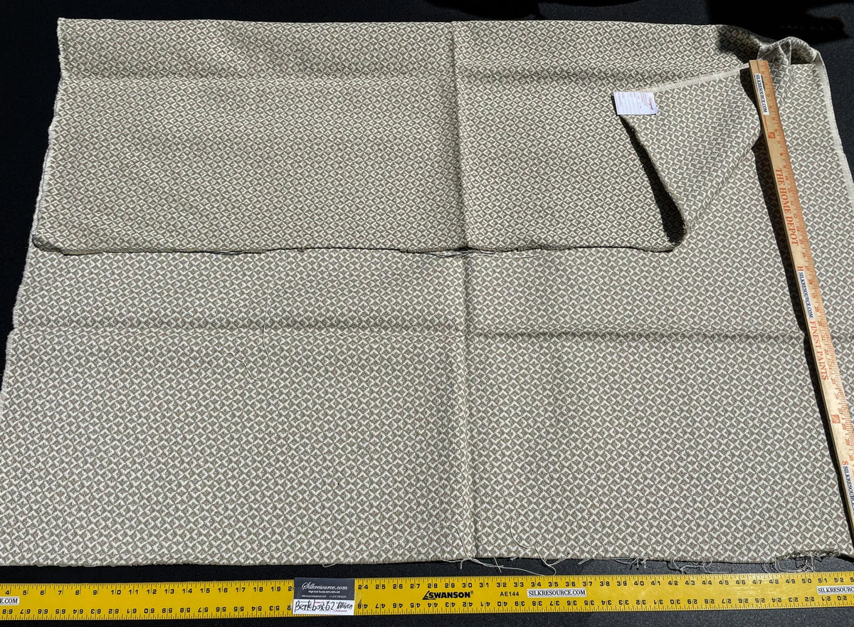 5 Berkbox62 1.5 yard Scalamandre KHIVA WEAVE Flax Beige MSRP USD180/y