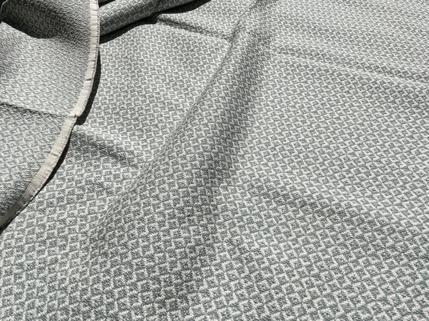 6 Berkbox62 1.9 yard Scalamandre KHIVA WEAVE Cloud Light Blue MSRP USD180/y