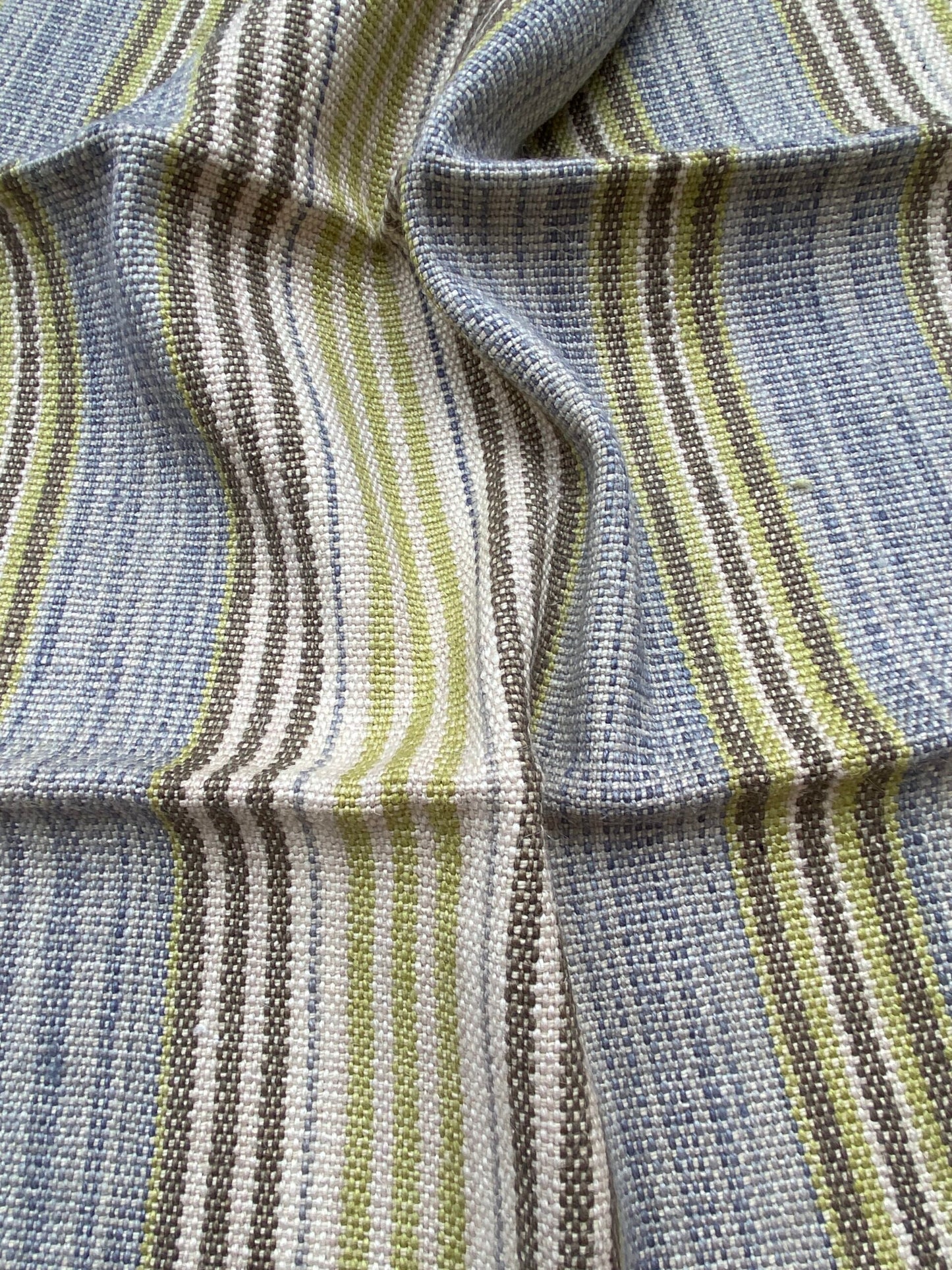 11 Berkbox91 Square Jacquard by Grey Watkins Cuzco Stripe Grey Brown Green Beige MSRP USD262/y
