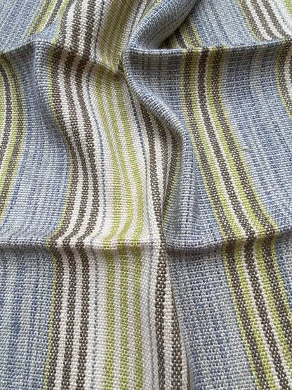 11 Berkbox91 Square Jacquard by Grey Watkins Cuzco Stripe Grey Brown Green Beige MSRP USD262/y