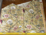 5 Boxv Scalamandre Square Showroom Sample 1.1 Yard Printemps De Chine MSRP USD 674/yard